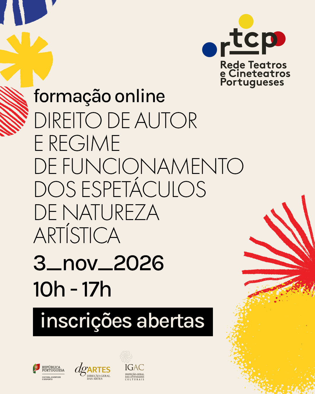 DGARTES e IGAC realizam a��o de sensibiliza��o para equipas da Rede de Teatros e Cineteatros Portugueses